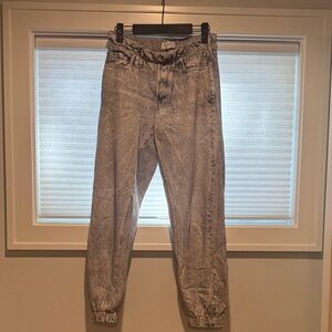 Rag and Bone Miramar Jeggings Gray Acid Wash Jeans